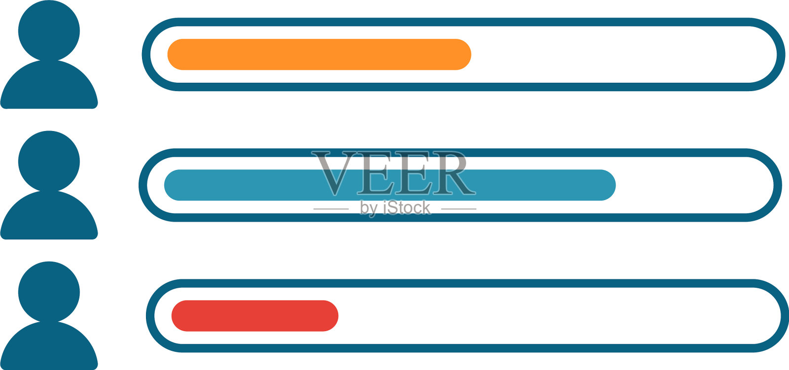 的卡通选举图标插画图片素材