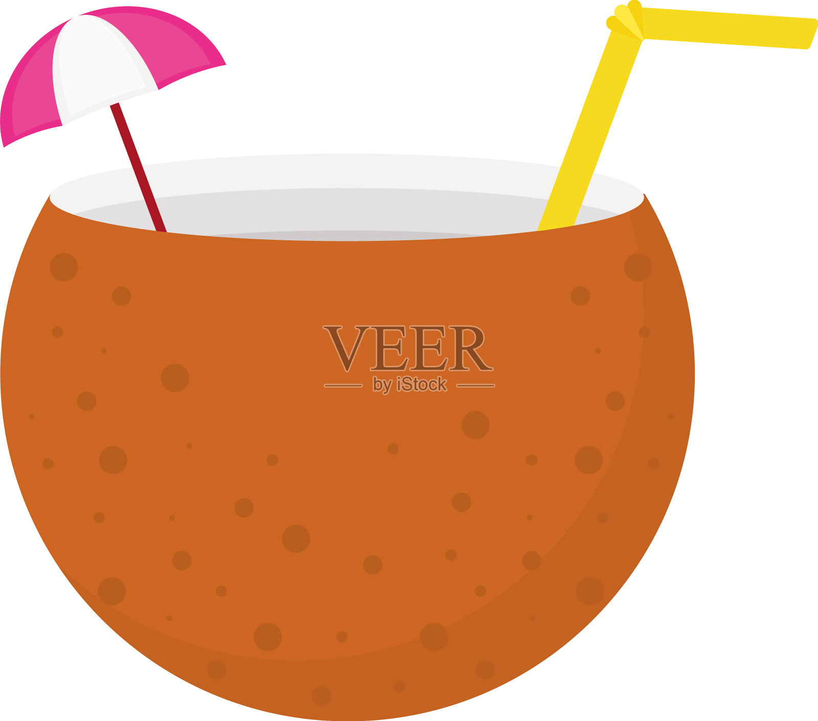 椰子喝设计设计元素图片