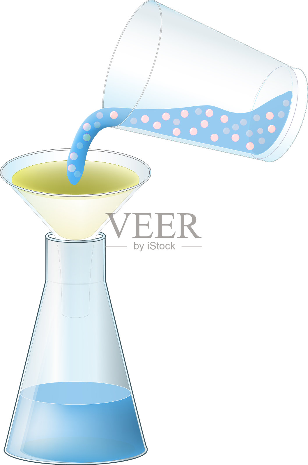 过滤化学实验分离工艺设计元素图片