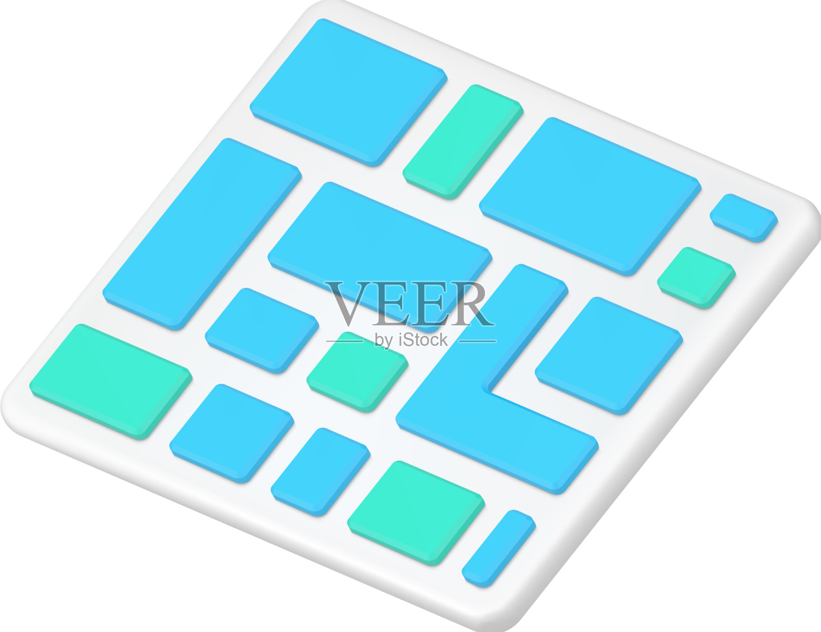 地图3d图标导航符号图标素材