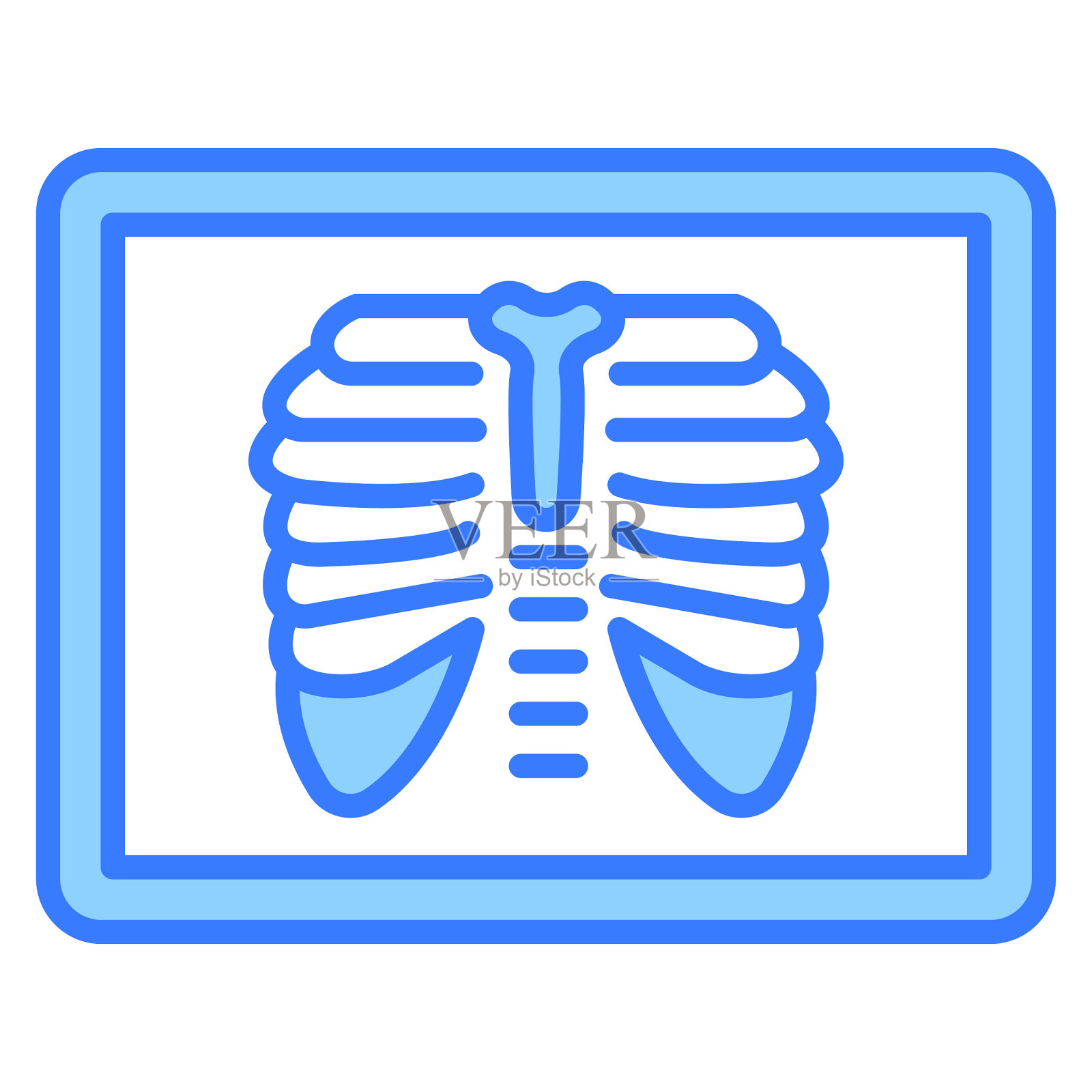 x射线现代概念设计,矢量插图插画图片素材