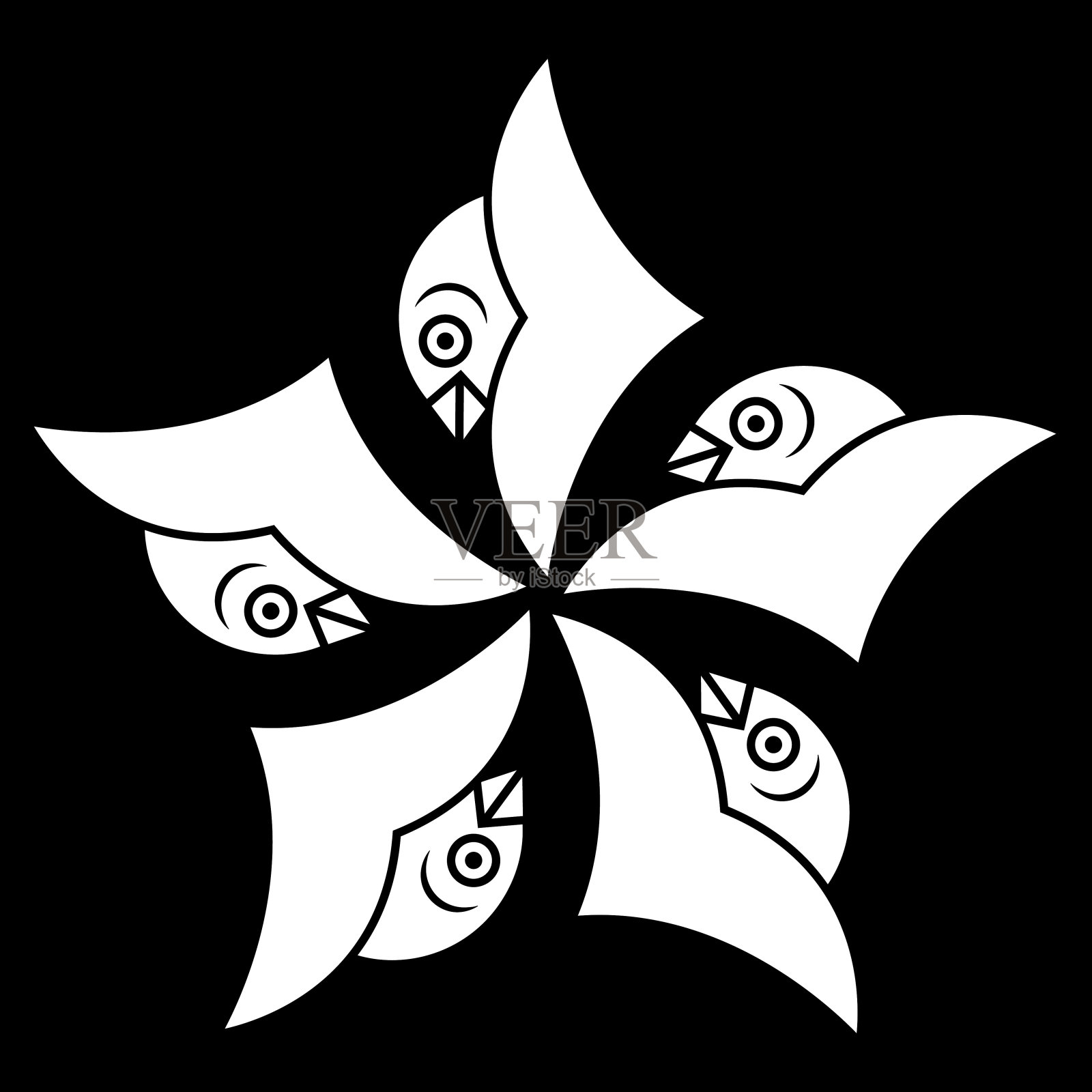 卡里冈的饰冠插画图片素材