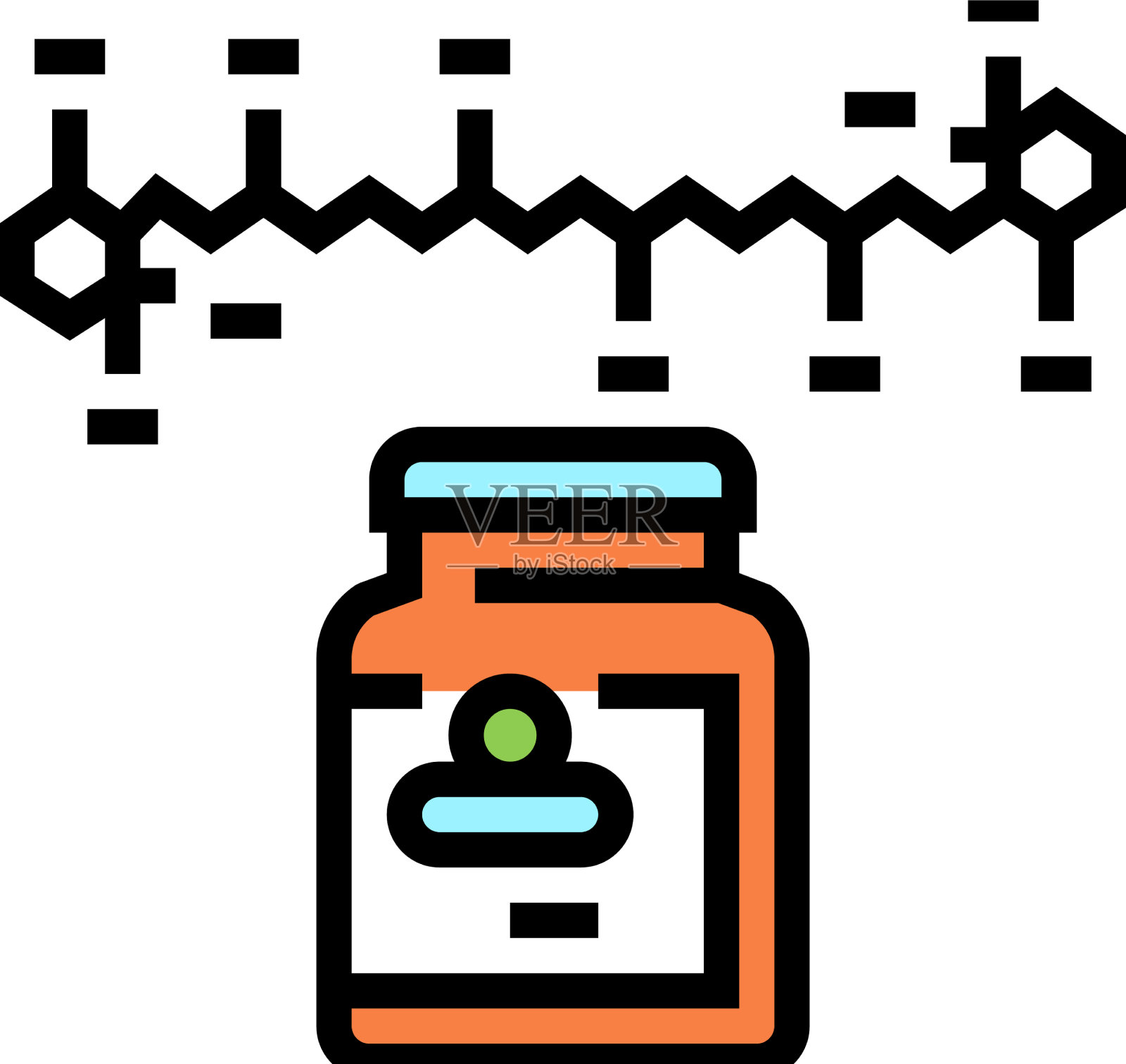 胡萝卜素胡萝卜色图标插画图片素材
