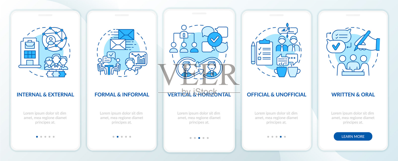 项目沟通管理蓝皮书插画图片素材