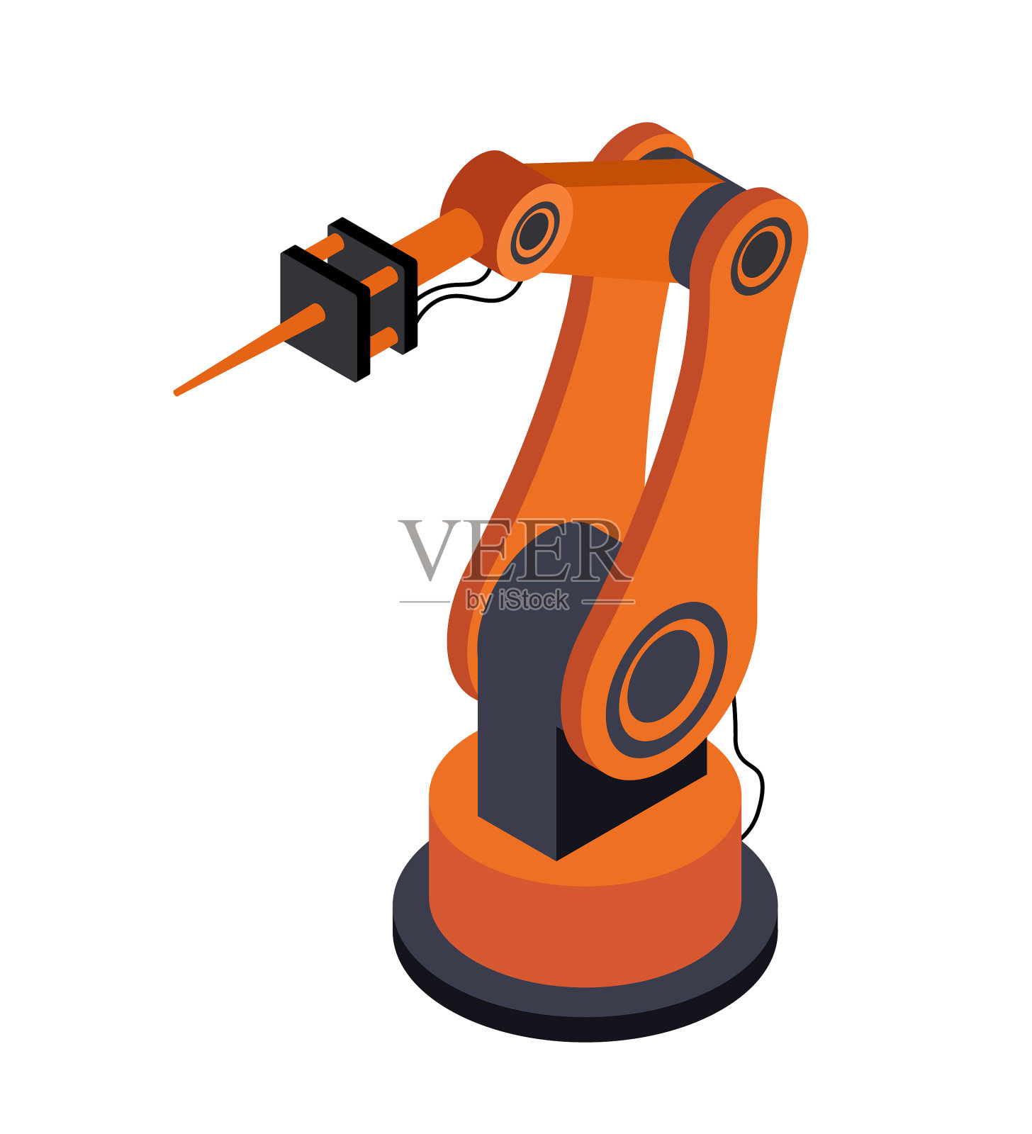 机器人等距机械手设计元素图片