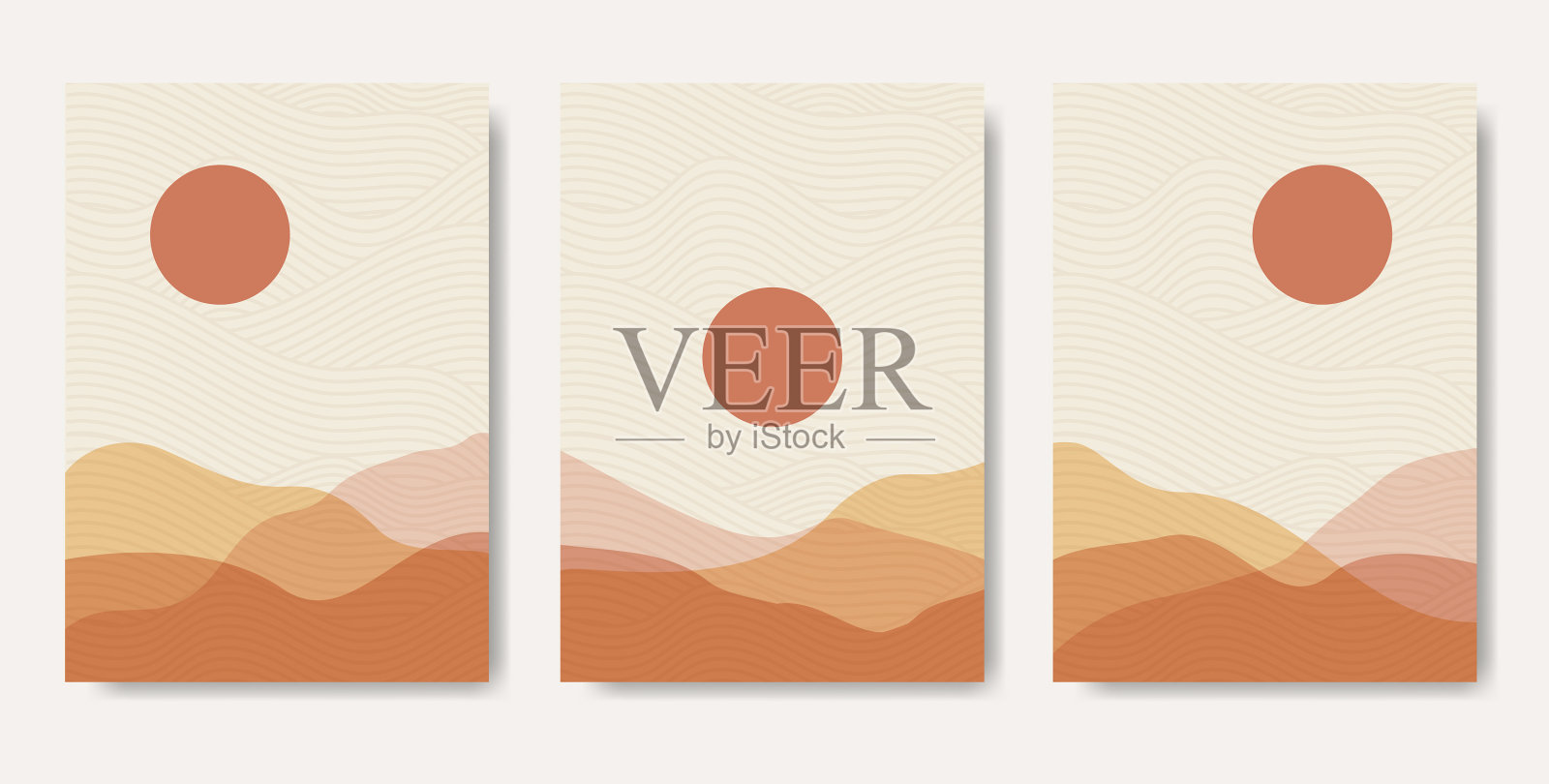 景观海报背景布景插画图片素材