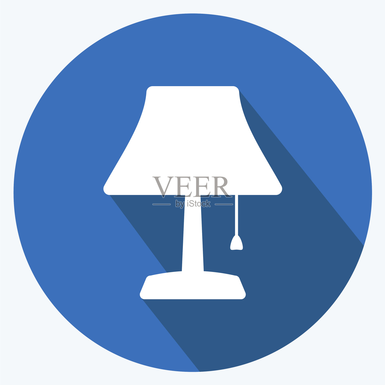 图标台灯适合家居符号长插画图片素材