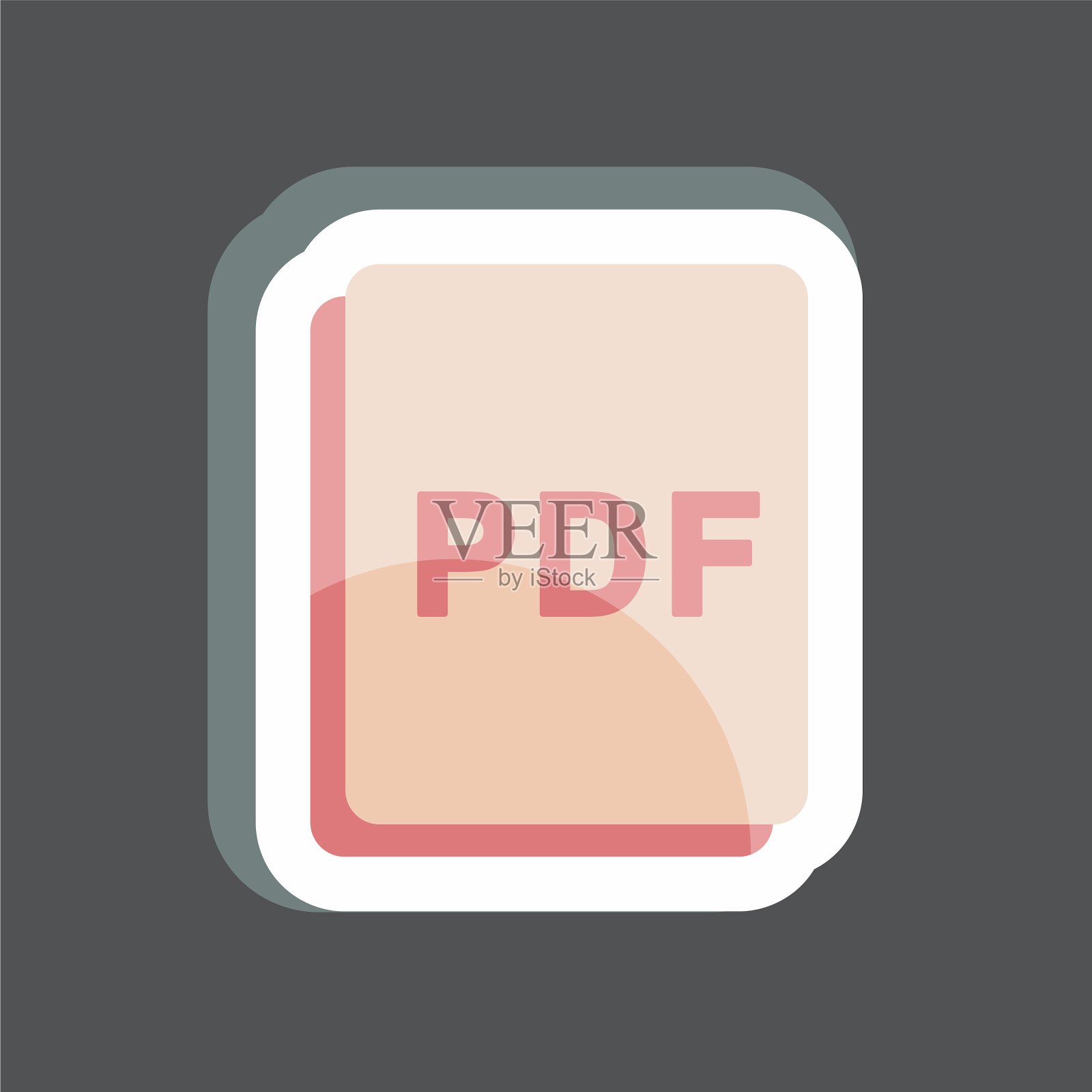 贴纸图片作为PDF适合图片编辑插画图片素材