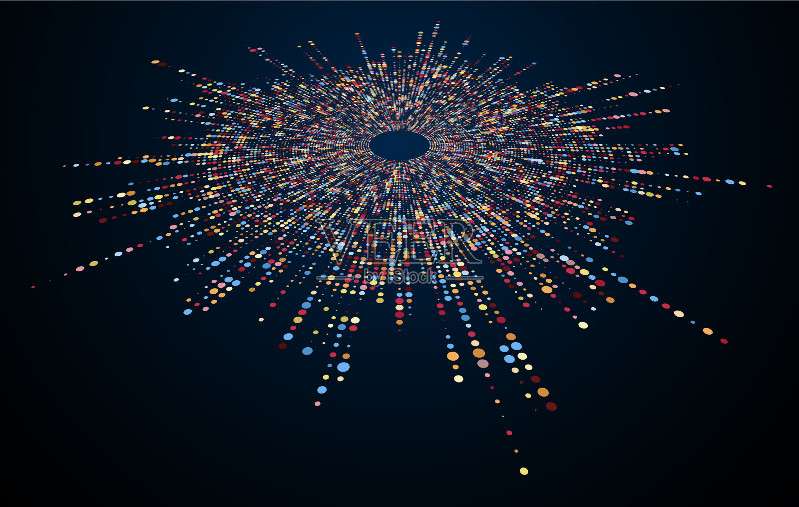 大数据或数字化转型的概念插画图片素材