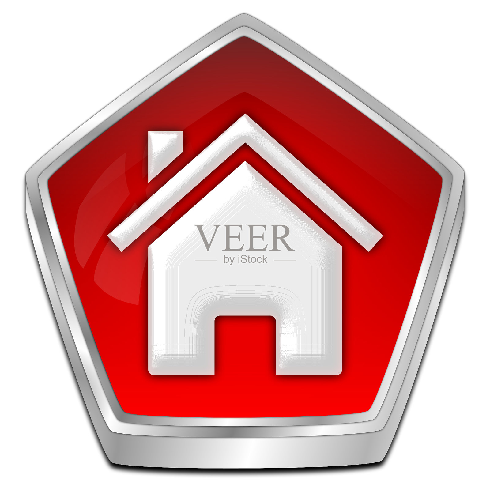 主页键- 3D插图照片摄影图片