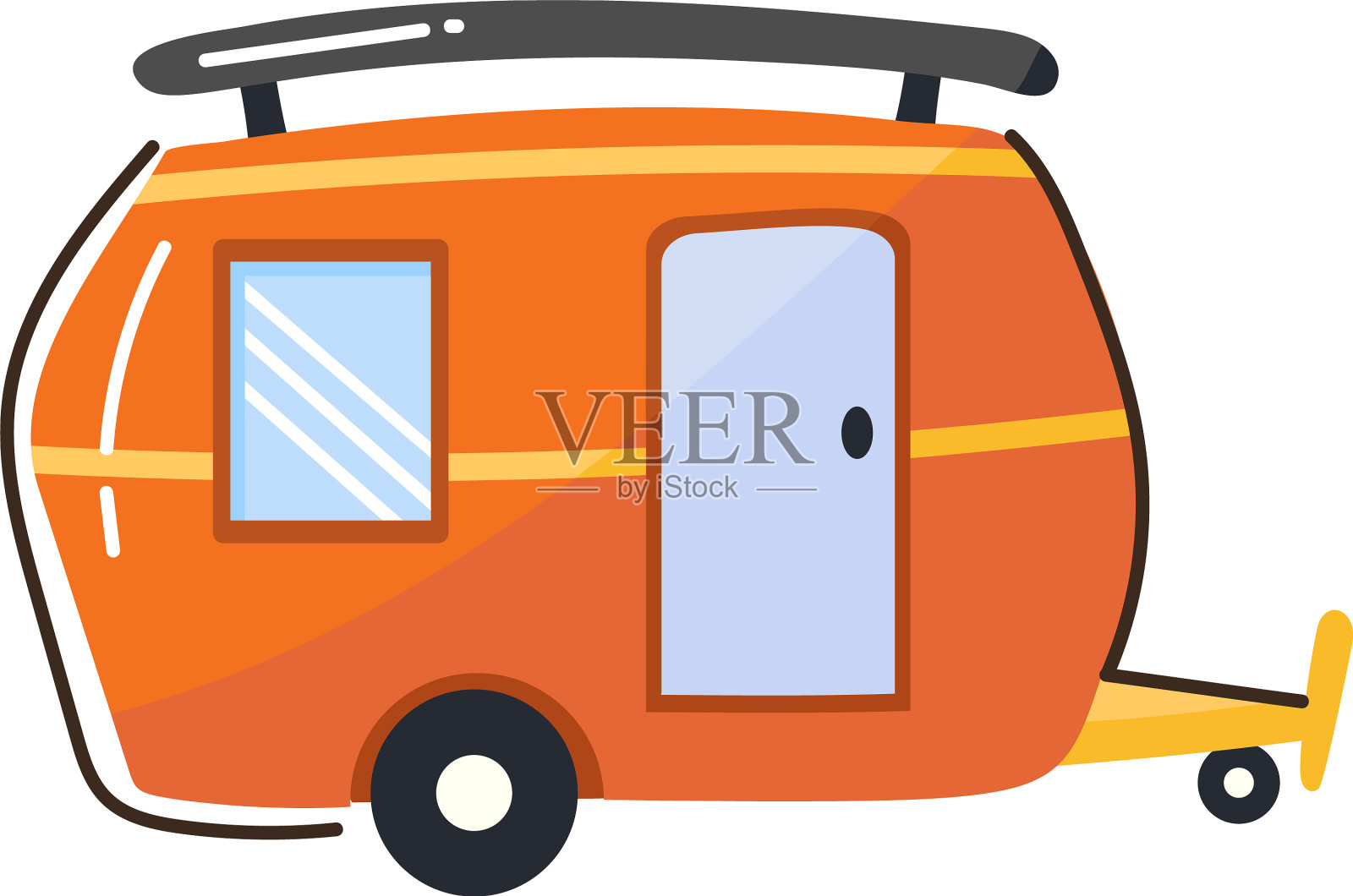 门悬挂器插画图片素材