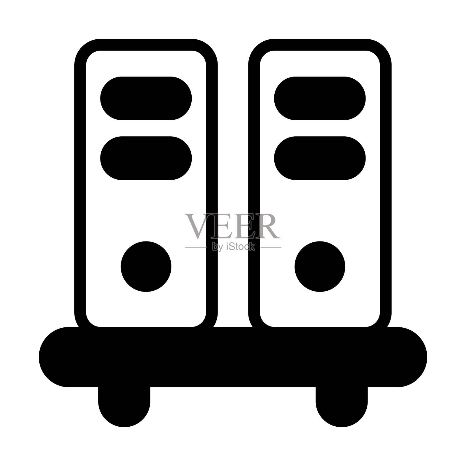 书架,文件文件夹图标孤立在白色背景图标素材