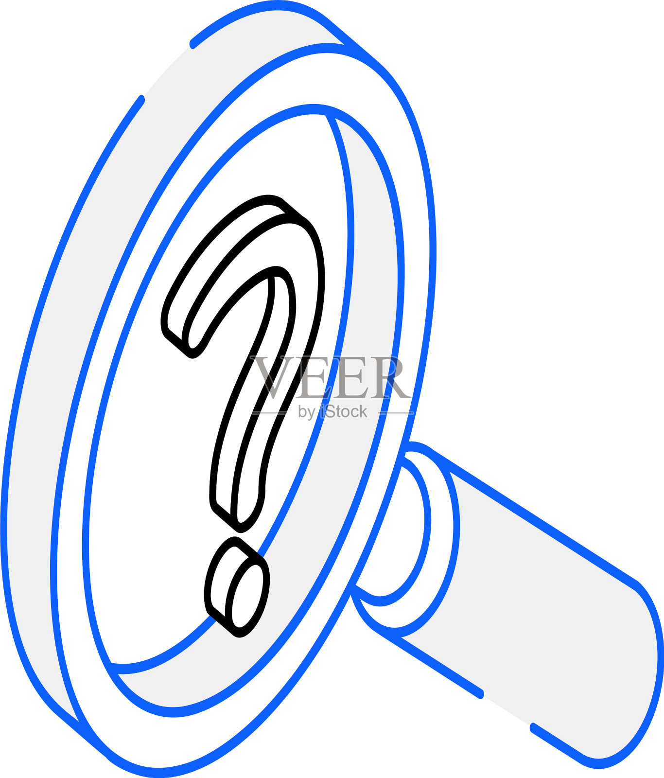 搜索的问题插画图片素材