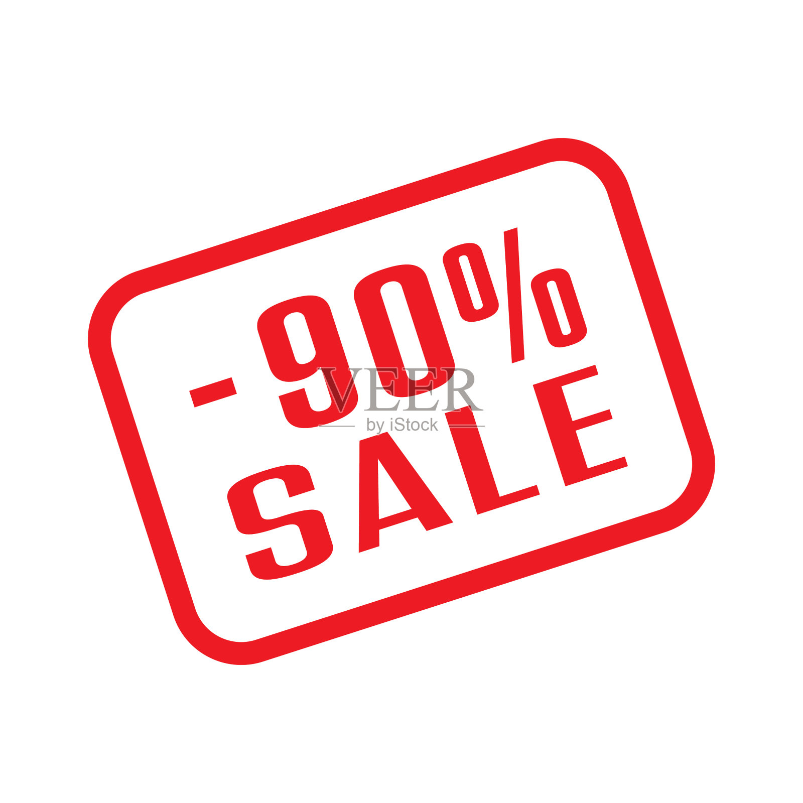 商业营销90%的销售一个框架与一个设计元素图片