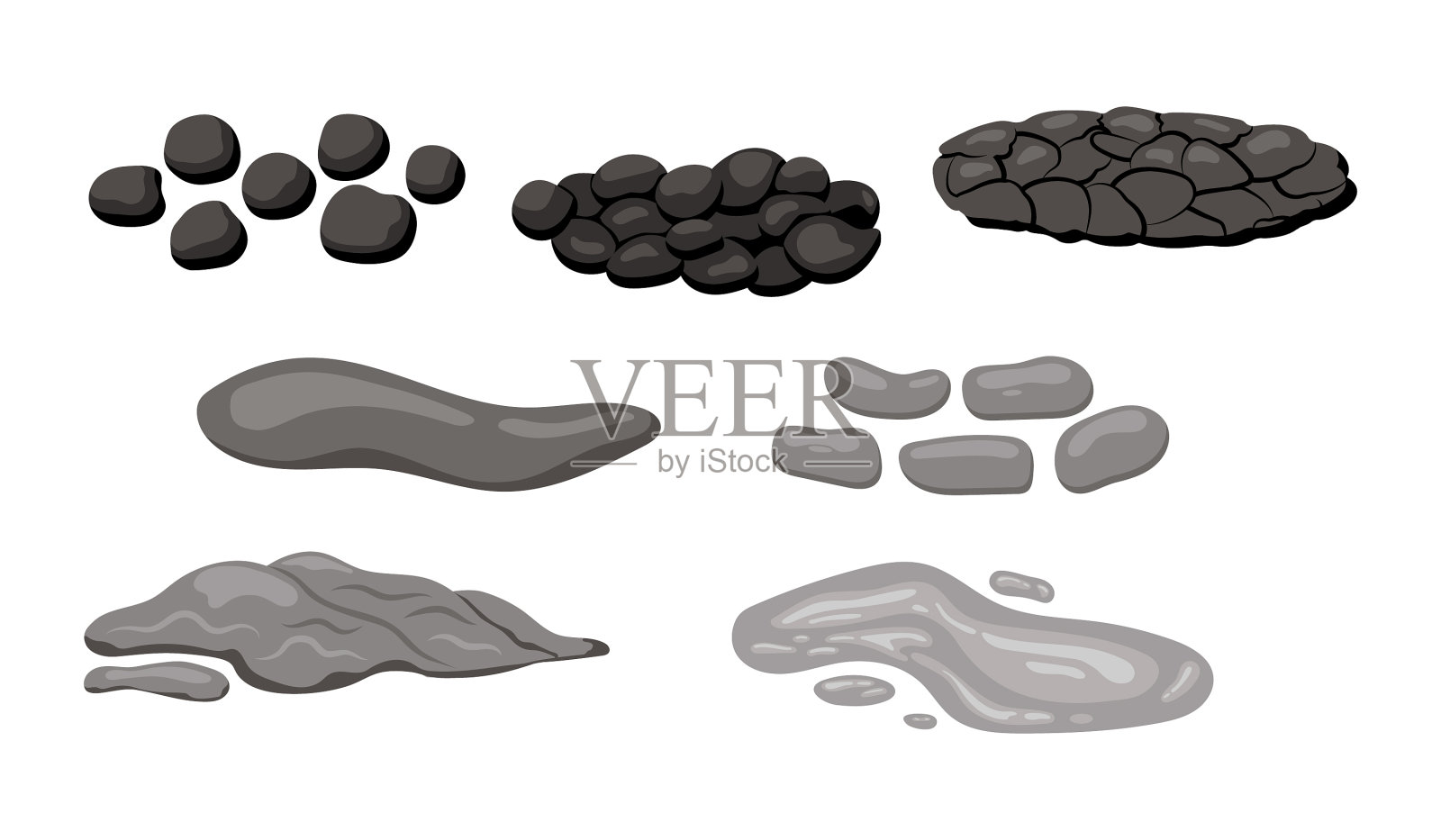 布里斯托粪便粪便比例尺黑白图插画图片素材