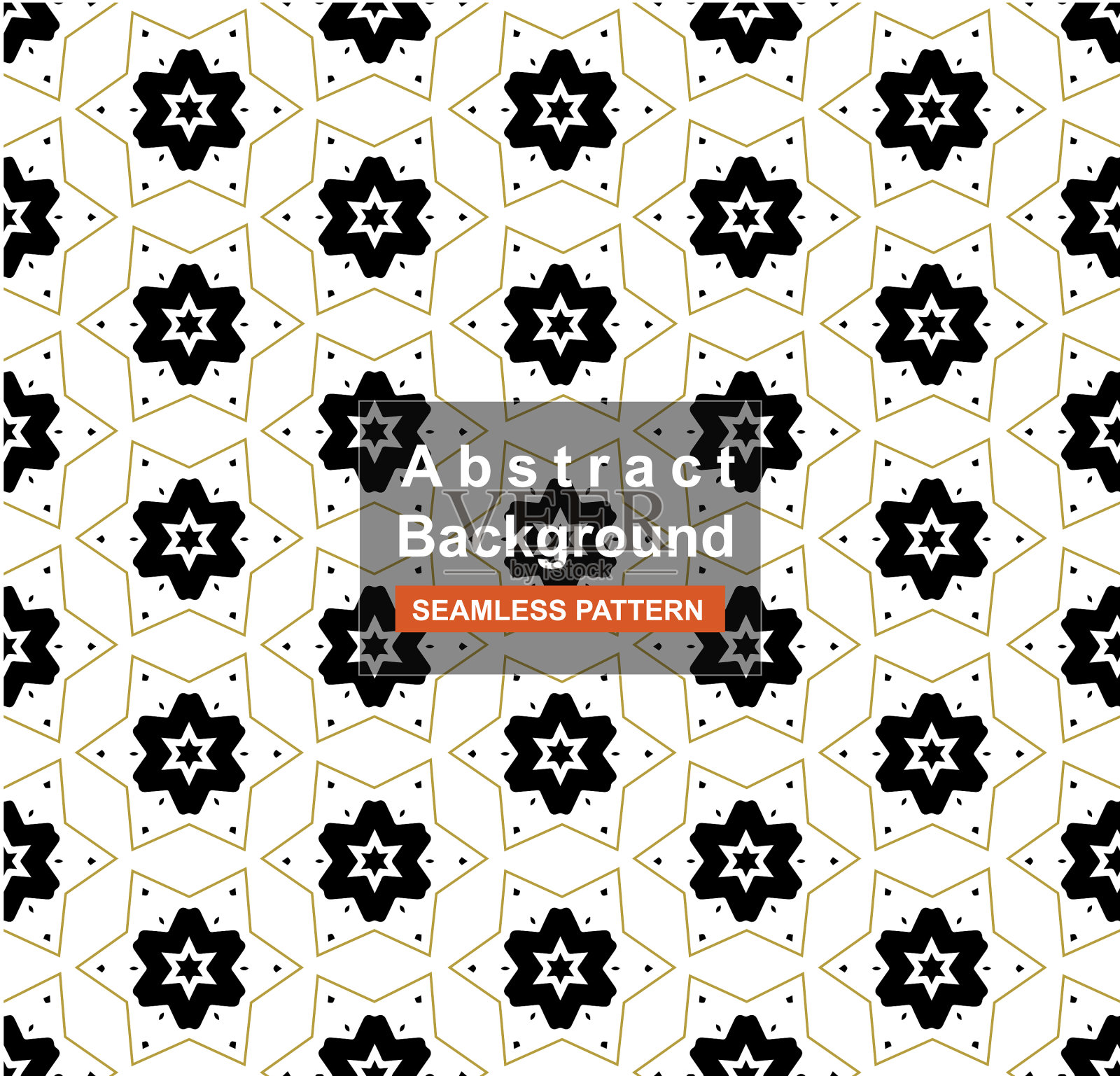 抽象几何无缝图案背景插画图片素材