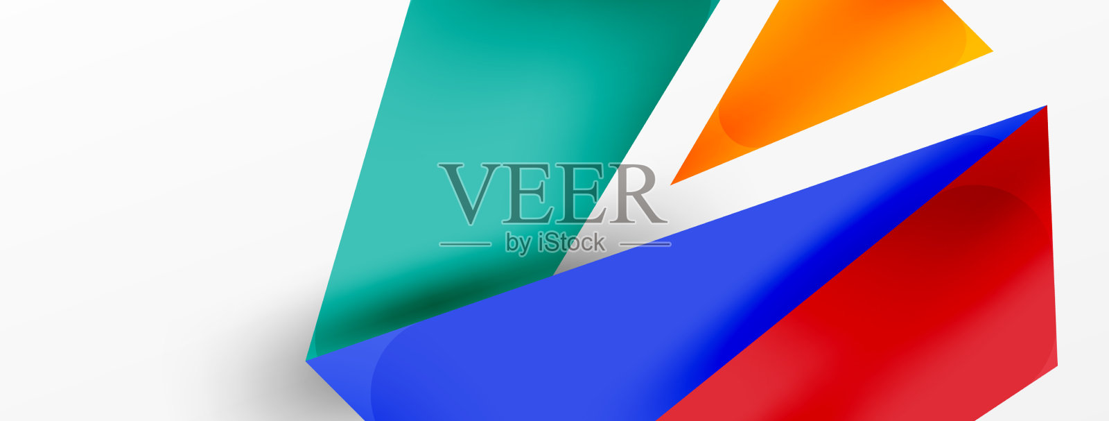 背景抽象重叠形状极小插画图片素材