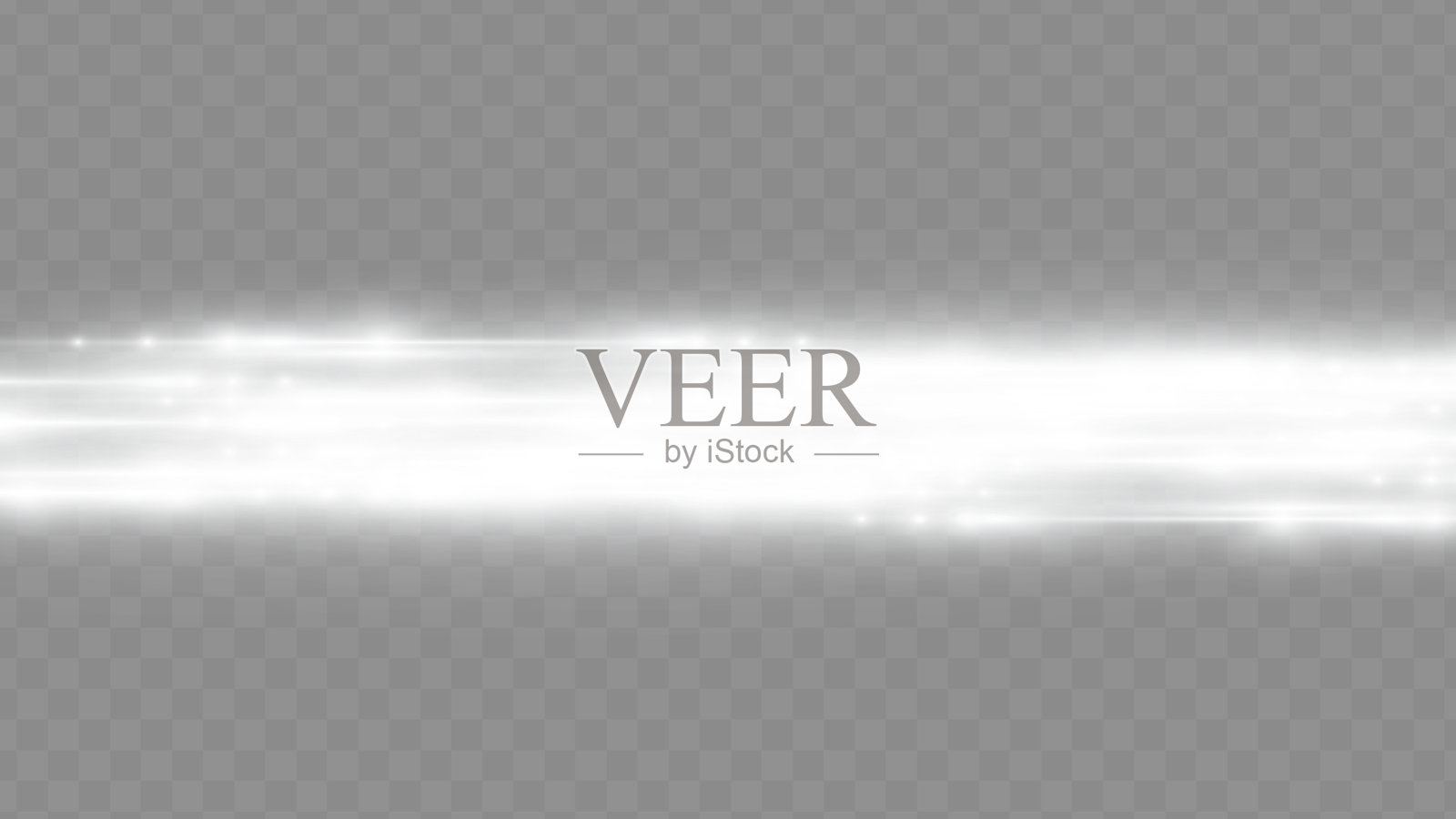 水平光线射出白色的水平线插画图片素材