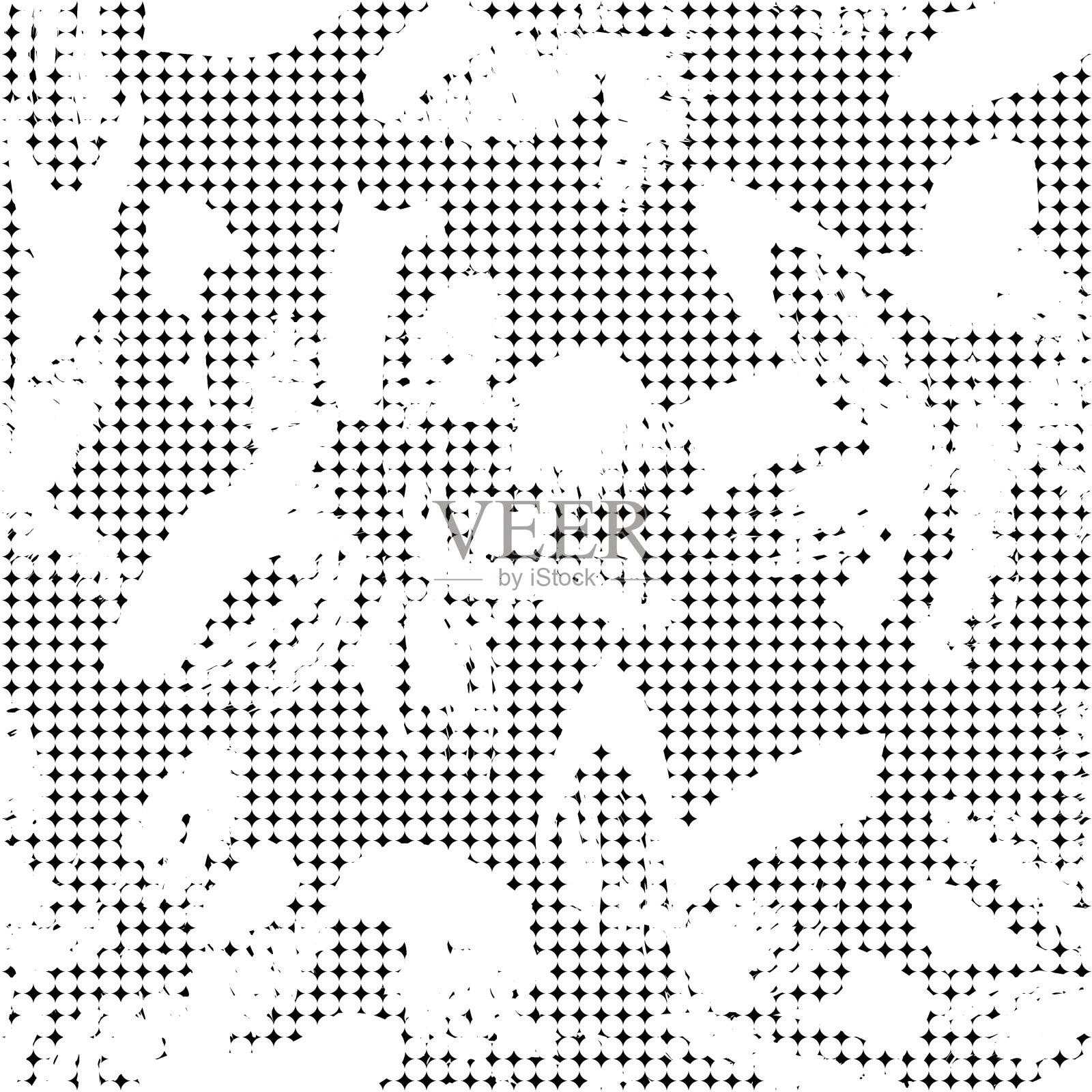 花点无缝图案设计插画图片素材