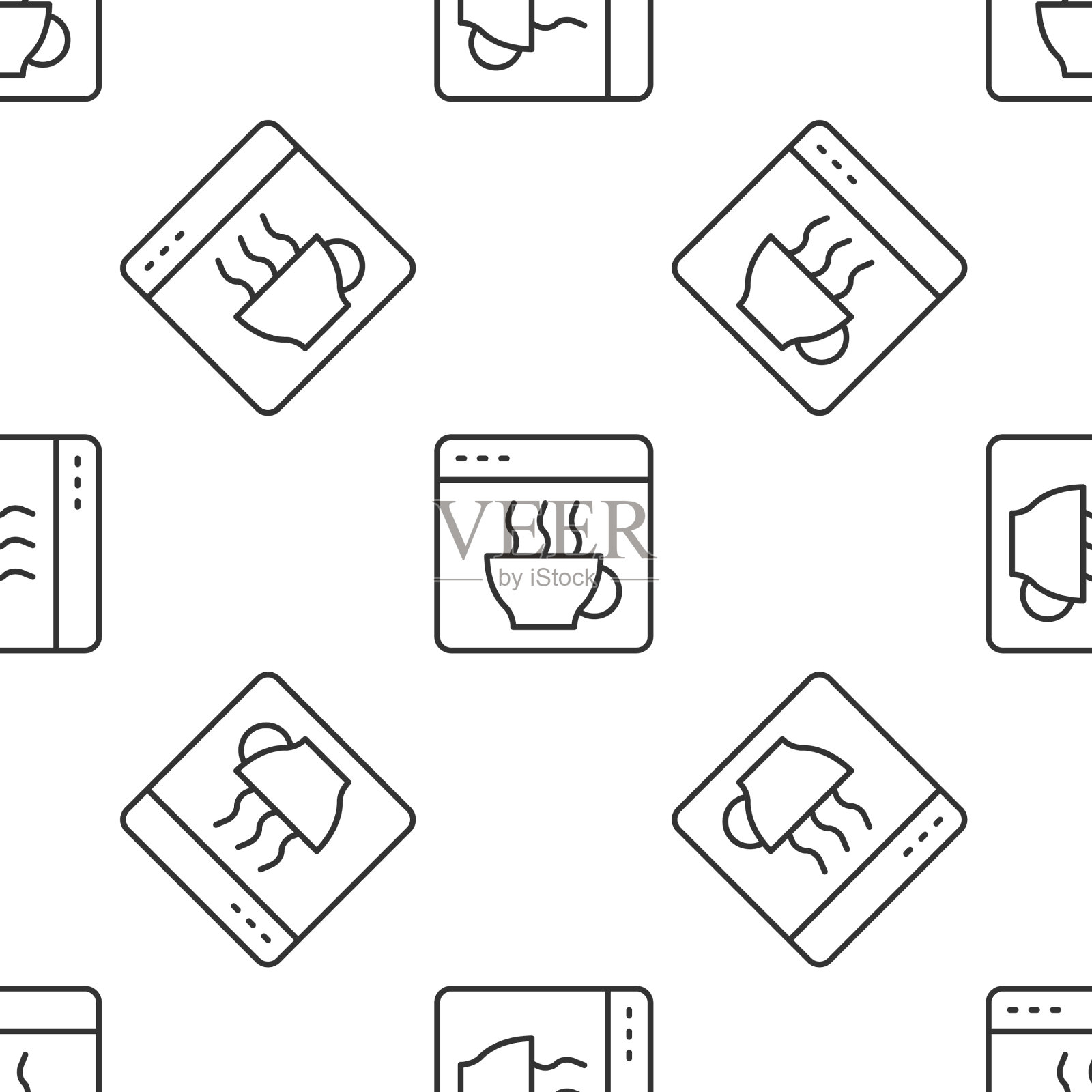 灰线软件web开发人员编程代码图标素材