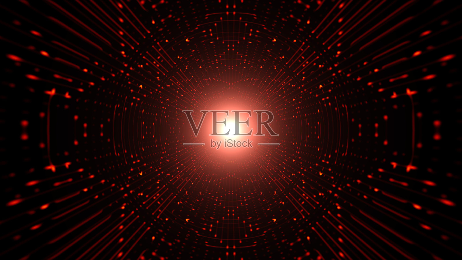 辉映红光几何线艺术VJ背景照片摄影图片