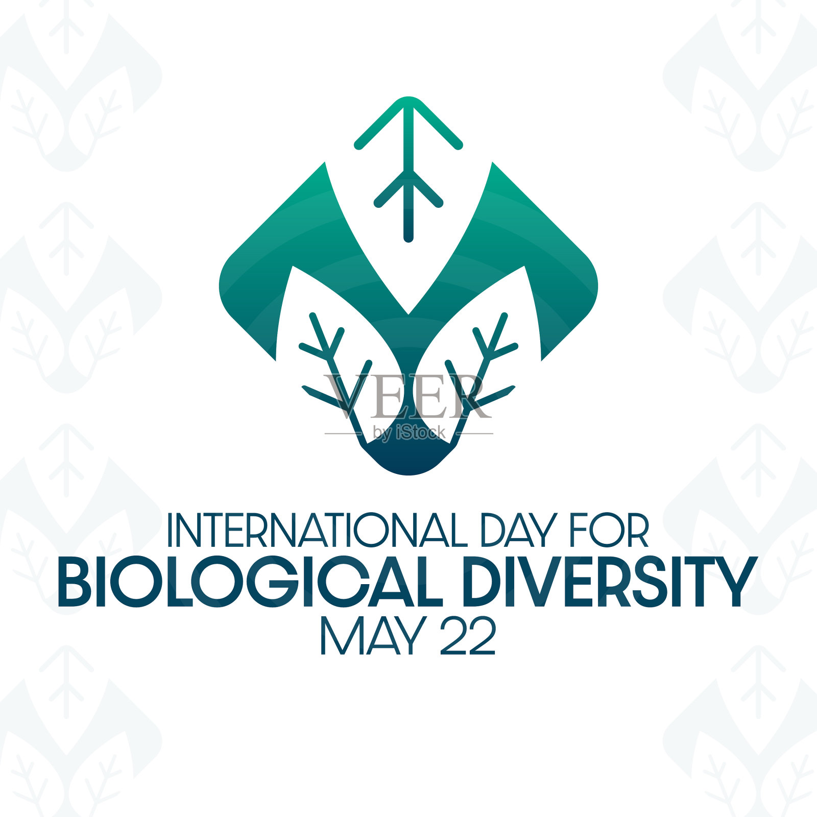 5月22日为国际生物多样性日插画图片素材