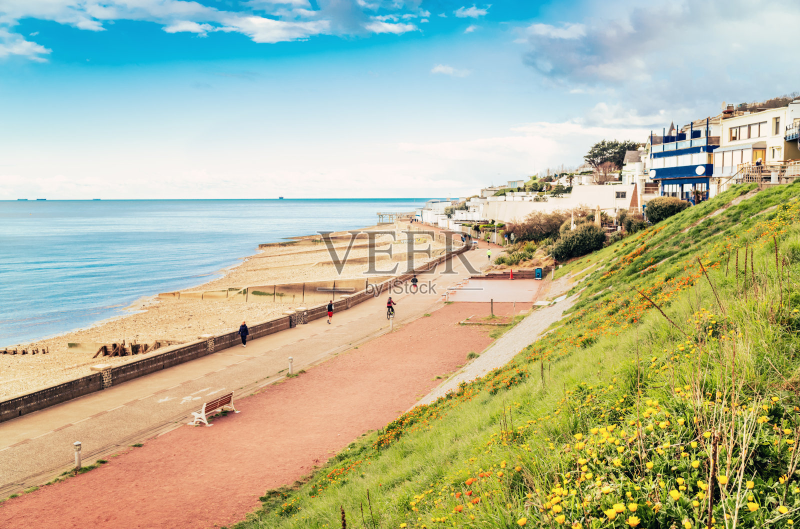 法国诺曼底地区勒阿弗尔海滨照片摄影图片