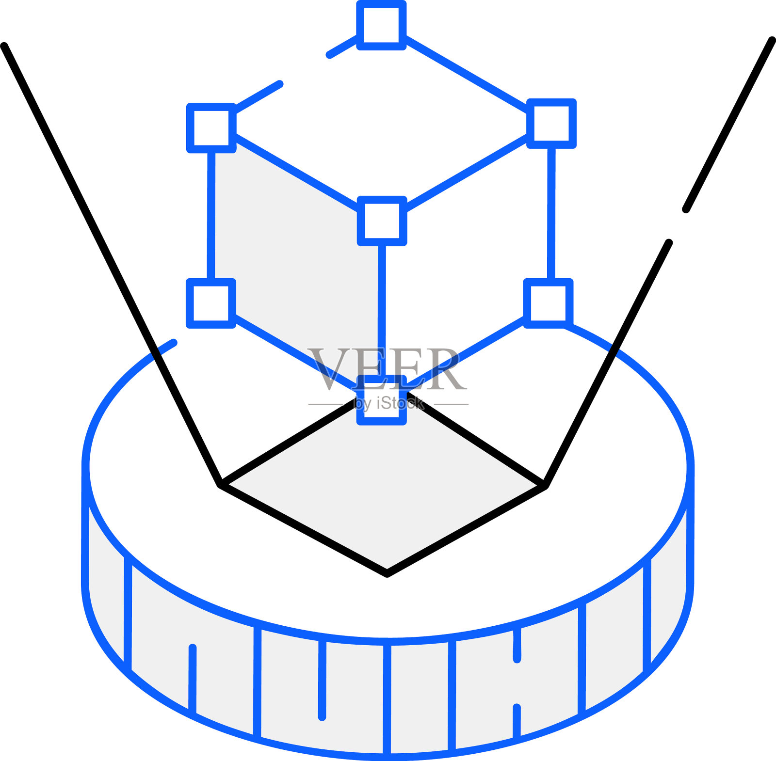 亲笔的插画图片素材