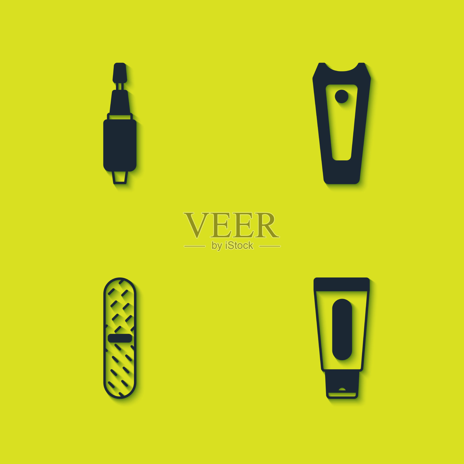 手指甲管专用铣刀图标素材