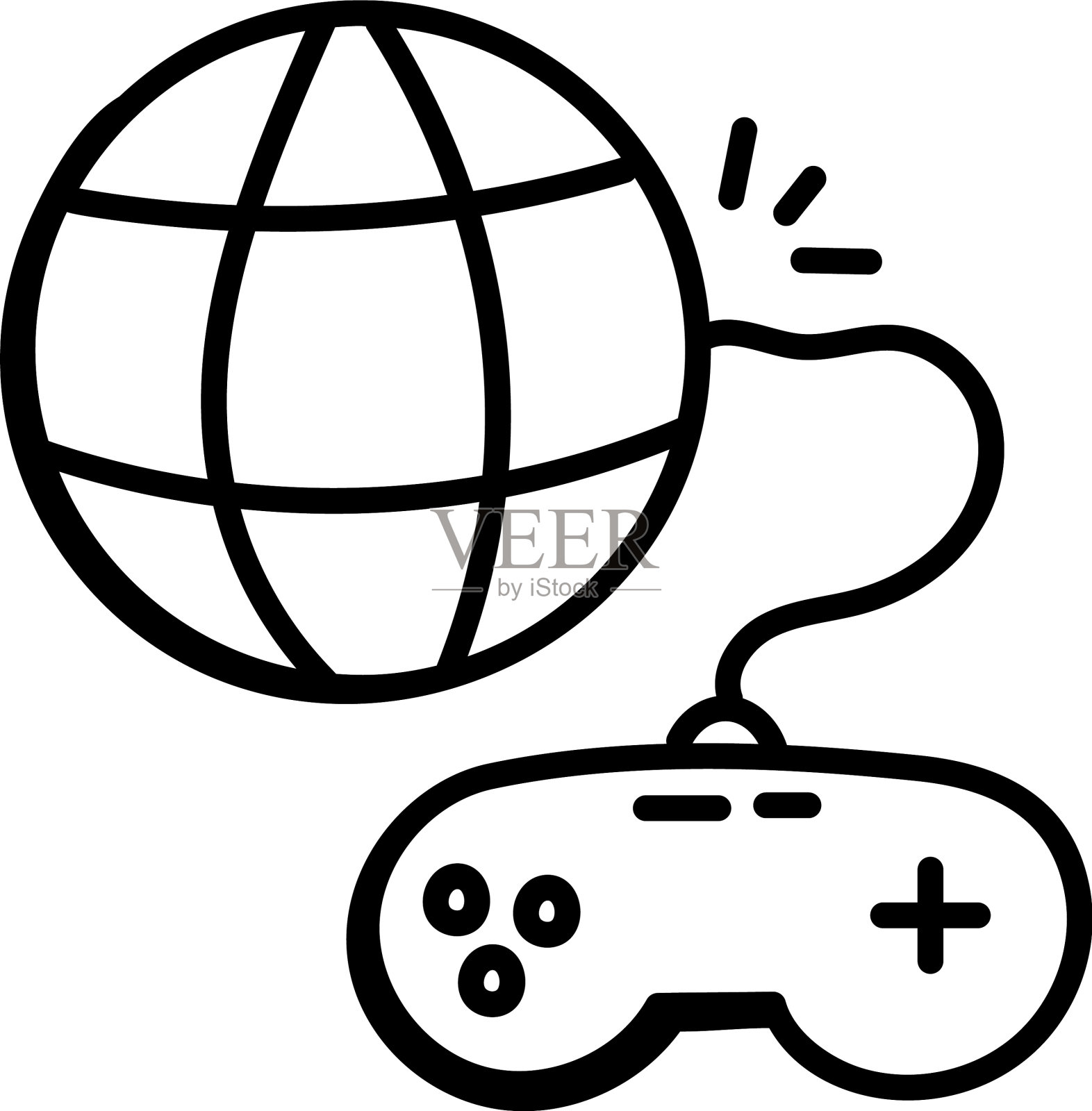 网络游戏插画图片素材