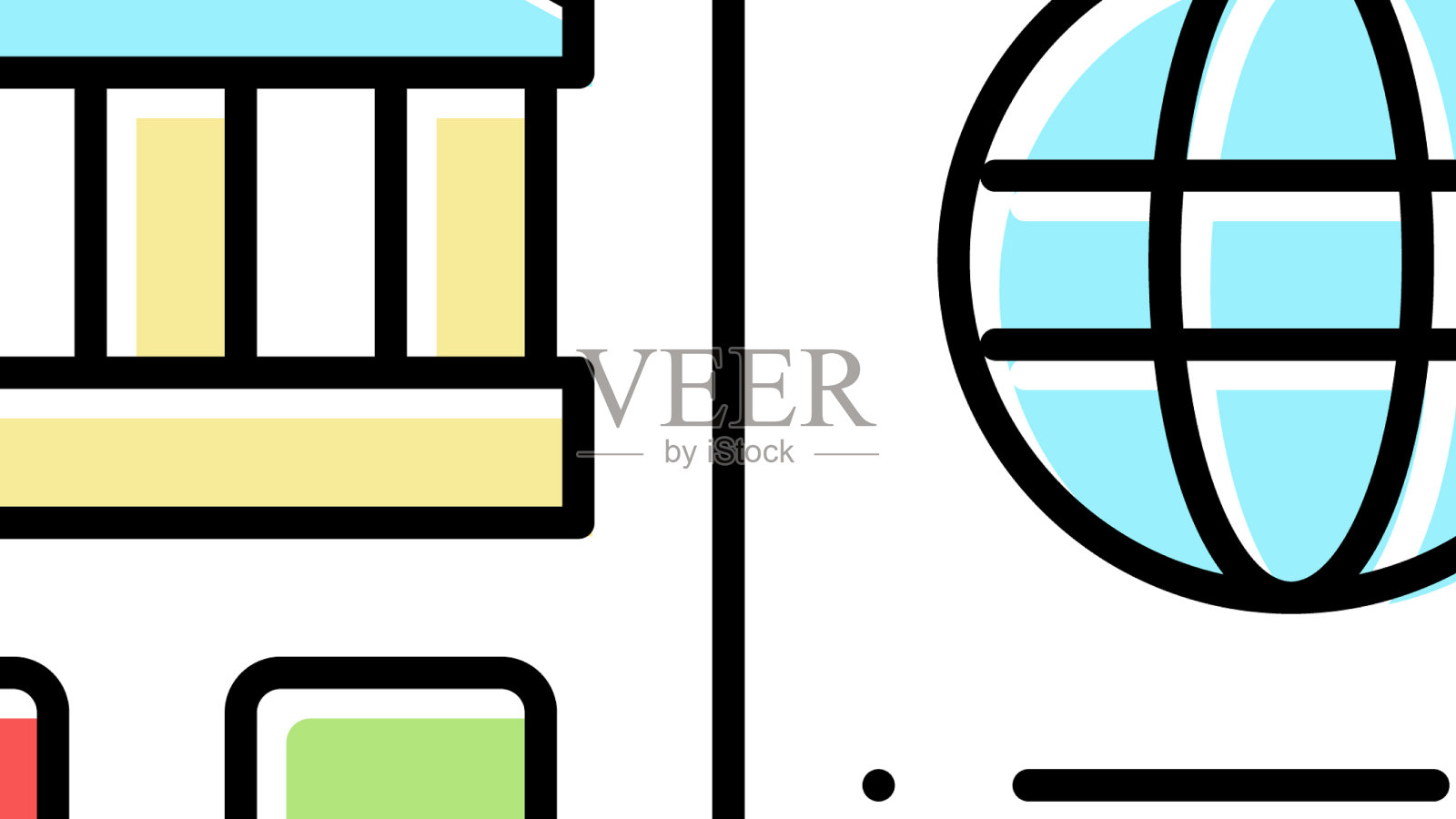 打开通讯员帐户颜色图标设计元素图片