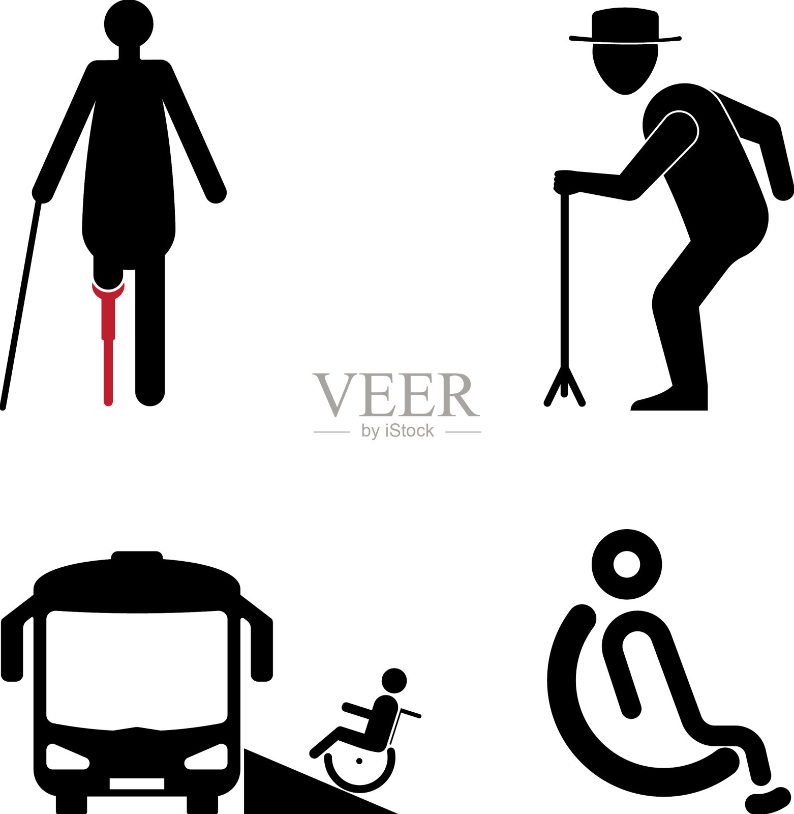 禁用的图标插画图片素材