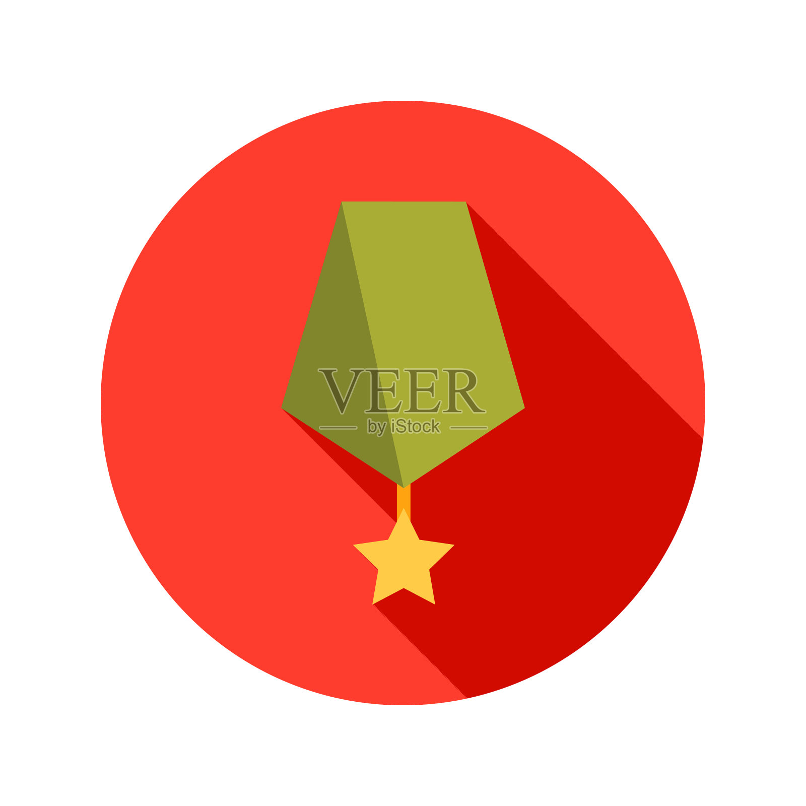 金牌圆图标设计元素图片