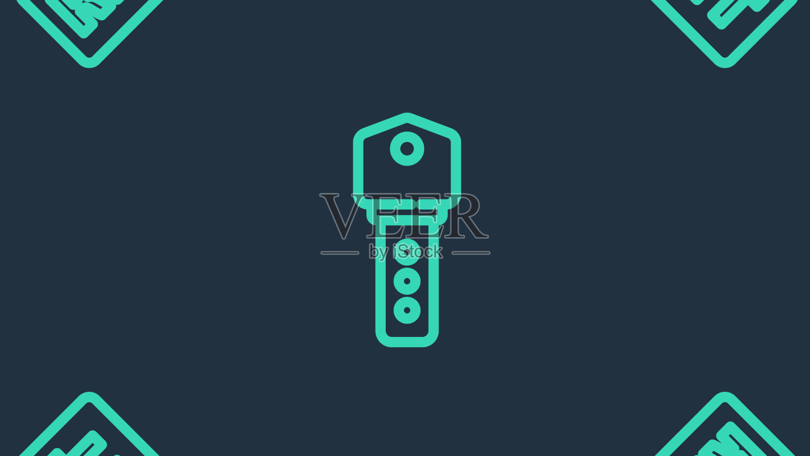 设置行屋钥匙挂标与租金及上图标素材