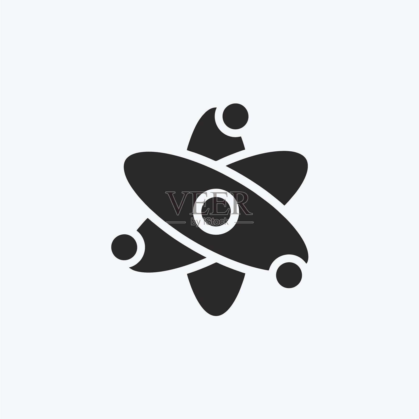 图标原子能适合教育象征图标素材