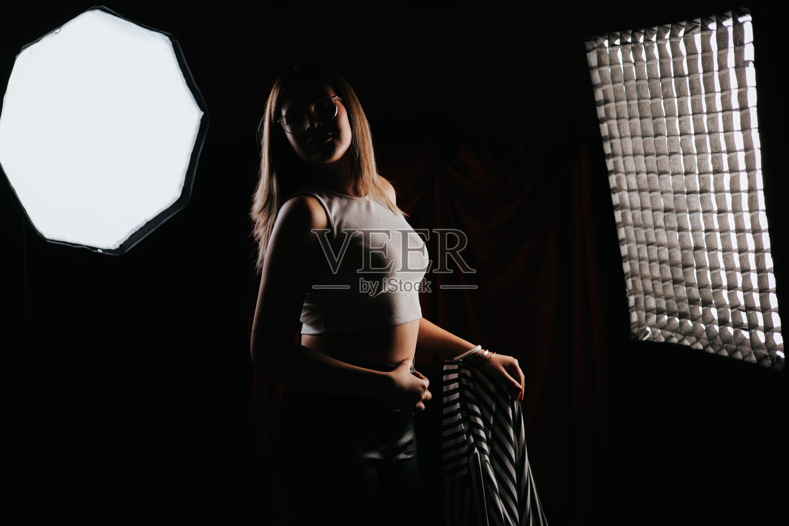 美丽女人的建模照片摄影图片