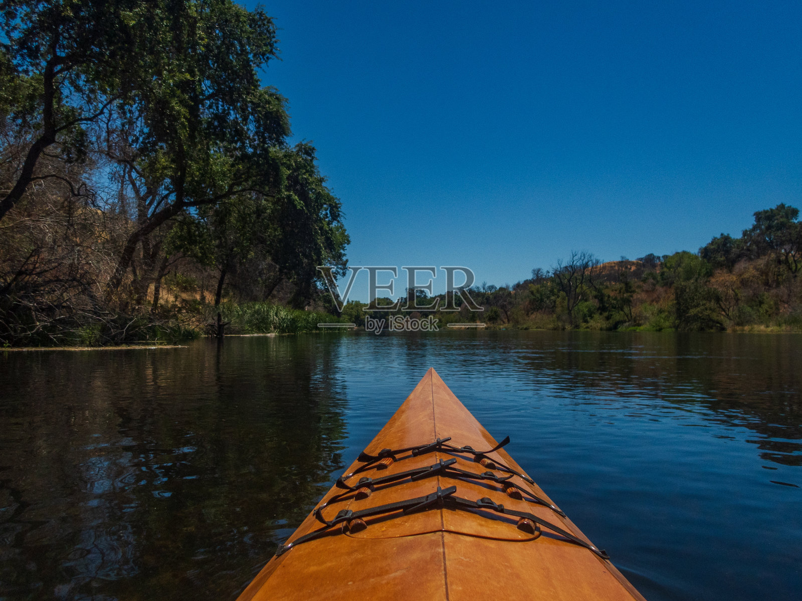 沿着普塔溪划独木舟的景色照片摄影图片