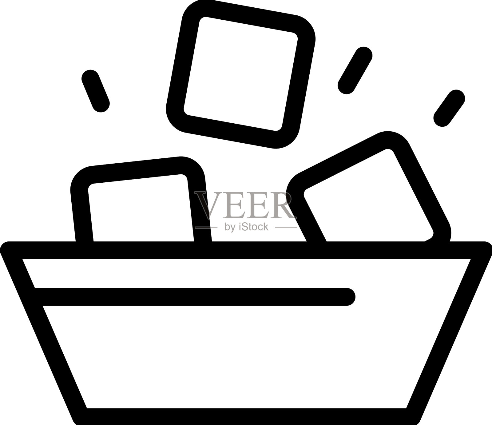 大豆食品碗图标轮廓皮肤植物插画图片素材