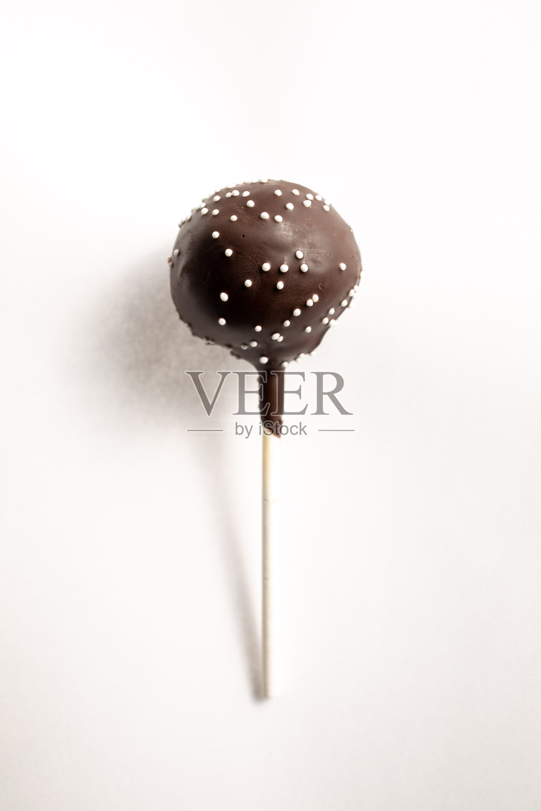 巧克力蛋糕棒棒糖照片摄影图片