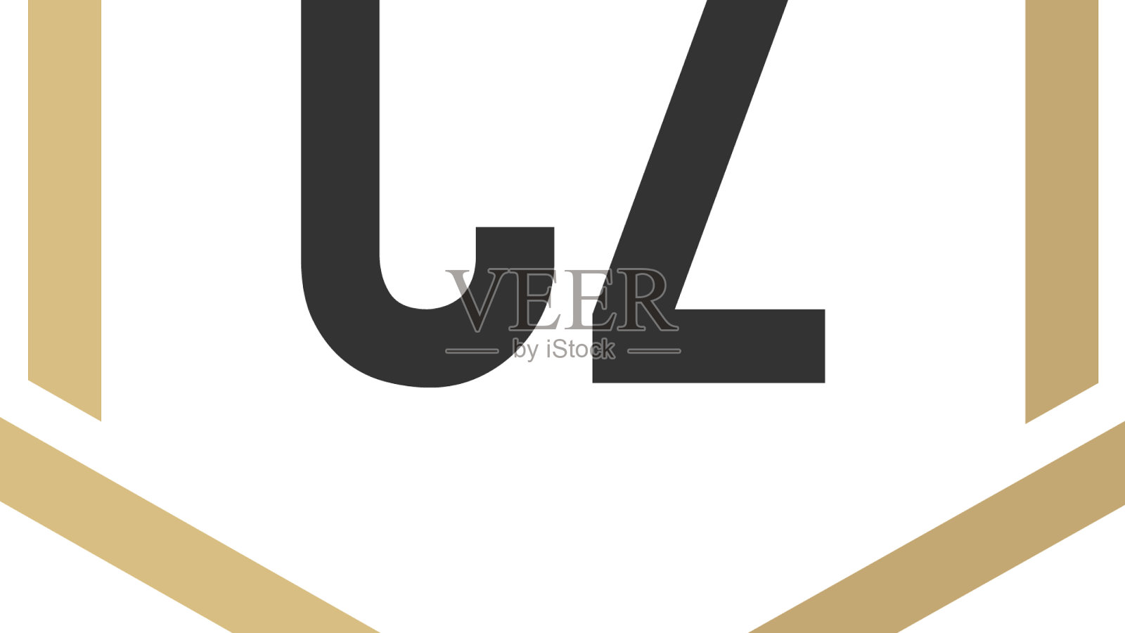 首字母cz首字母创意六边形插画图片素材