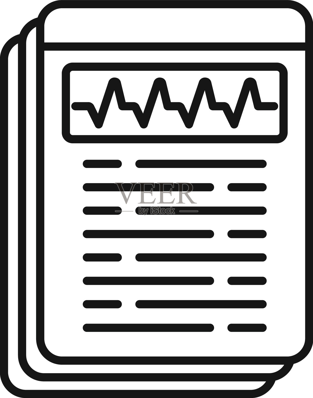 病人论文图标大纲在线医生图标素材