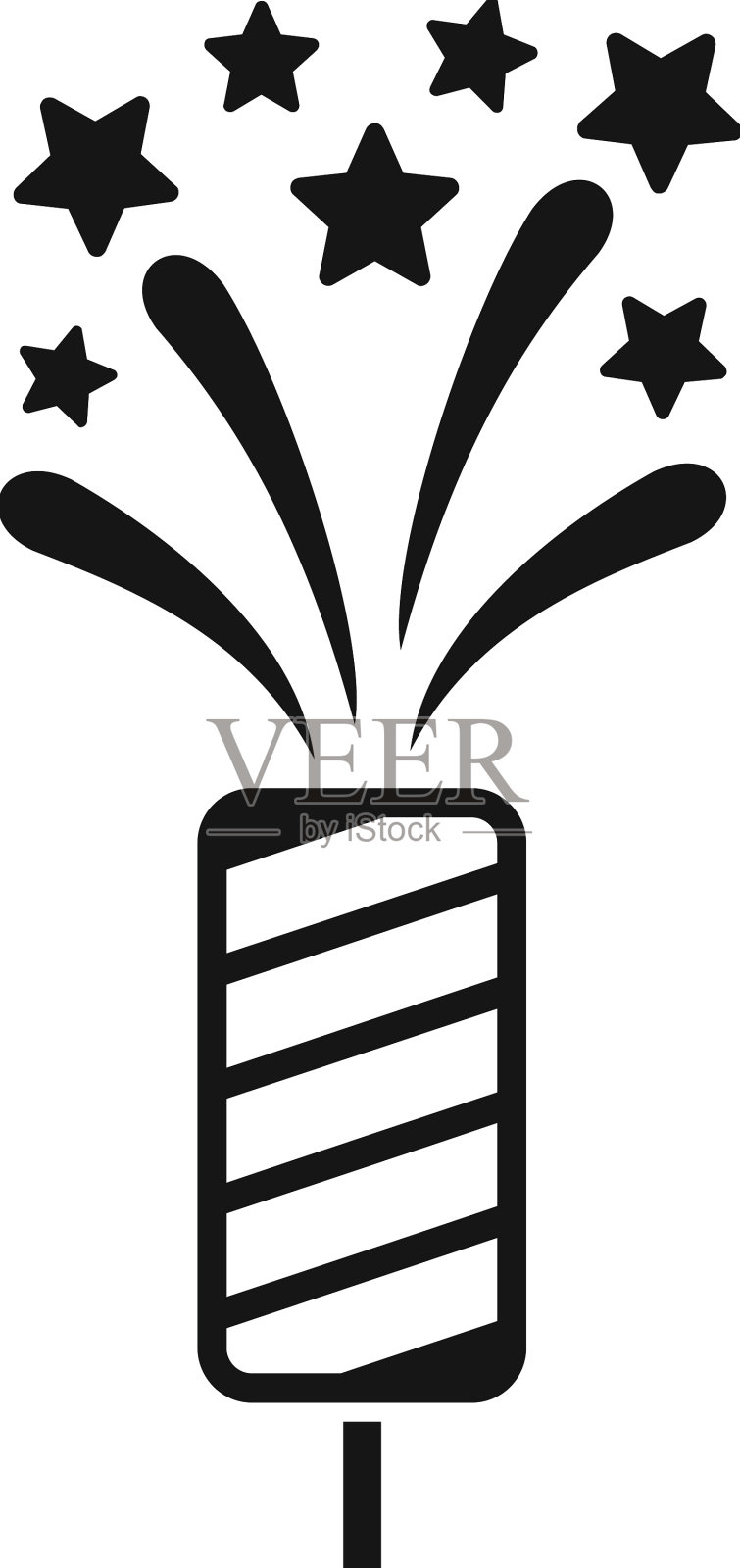 独立烟火图标简单事件插画图片素材