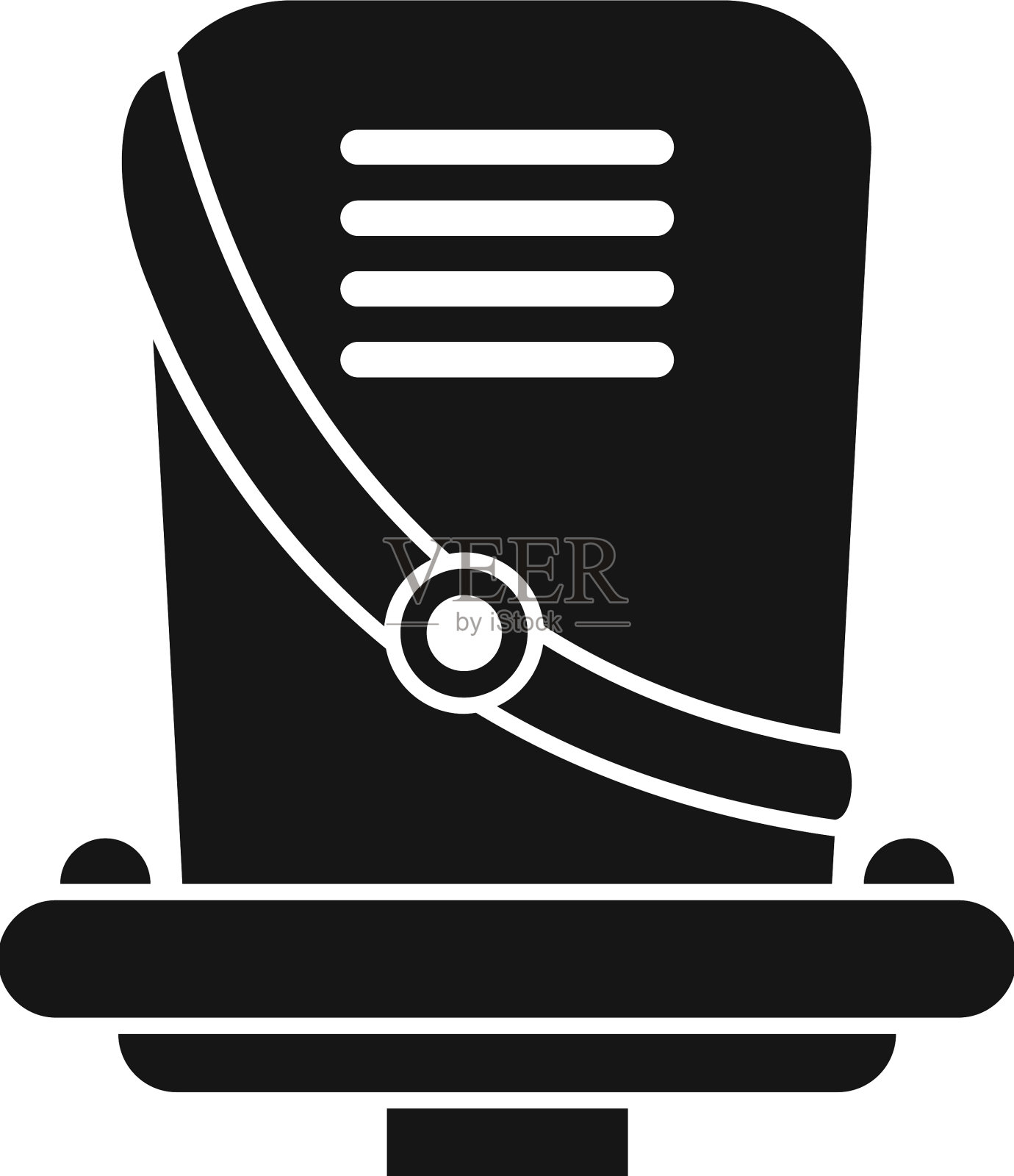 自行车座椅图标简单的孩子宝宝图标素材