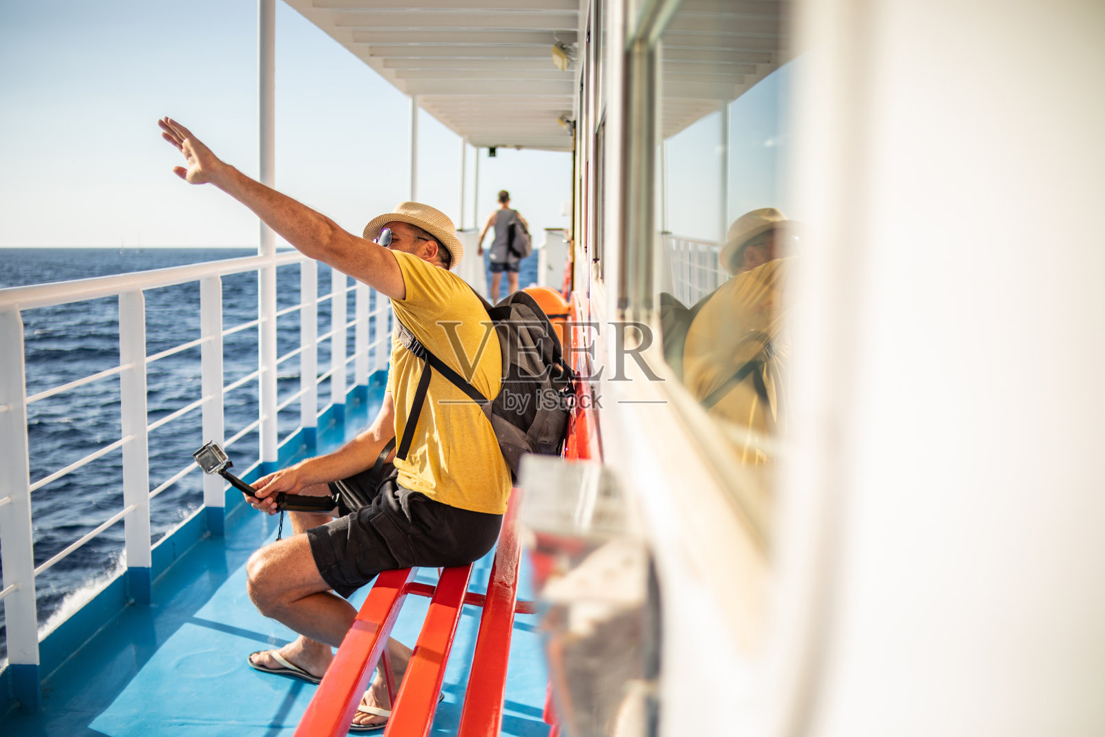 我喜欢度假和乘船旅行照片摄影图片