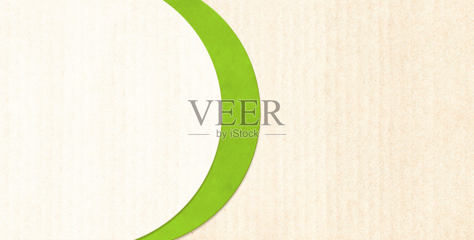 横幅与框架从回收纸箱材料。环保的概念照片摄影图片