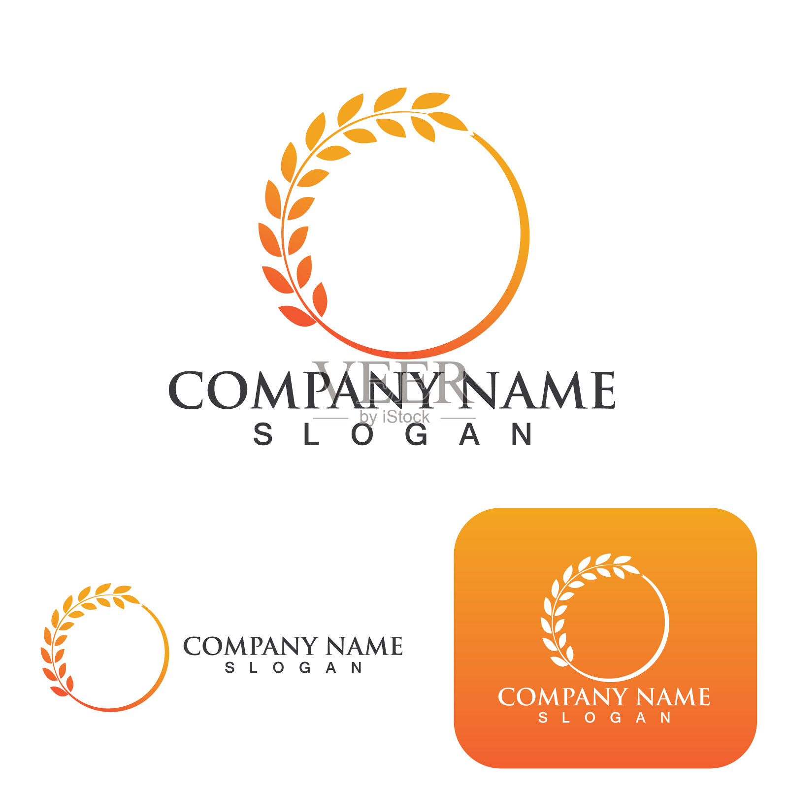 农业小麦插画图片素材