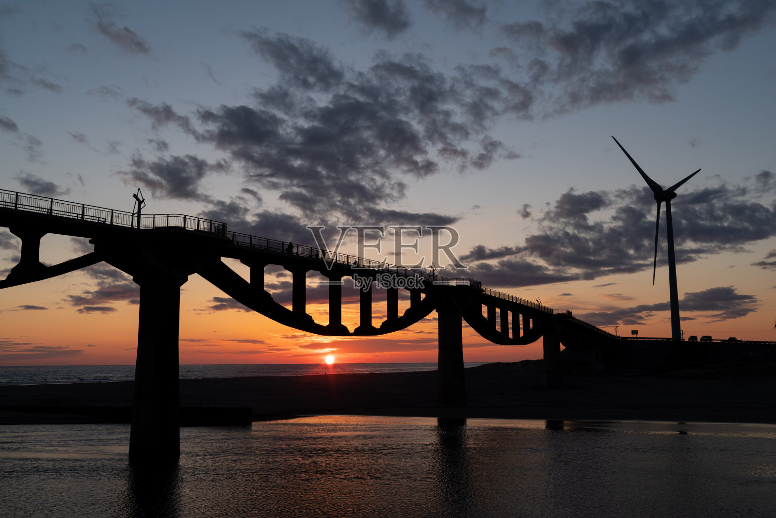 夕阳照片摄影图片