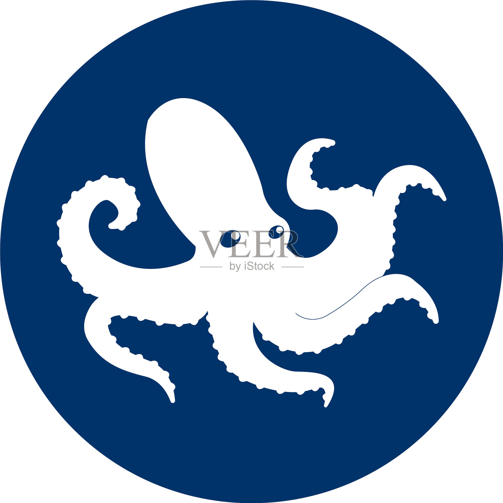 章鱼的标志设计元素图片