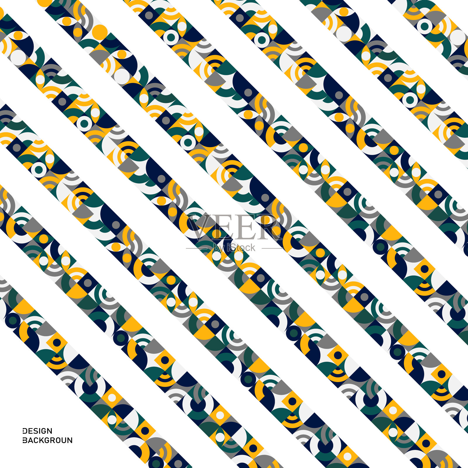 背景抽象塑造了包豪斯现代插画图片素材