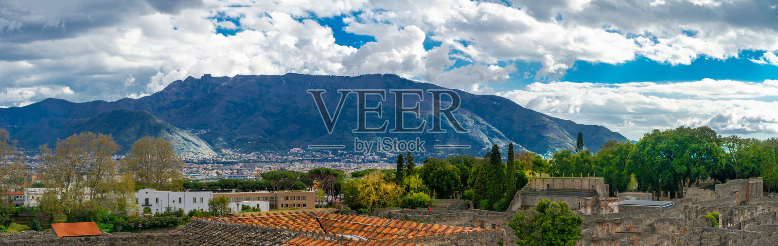 意大利庞贝,2022年4月14日照片摄影图片